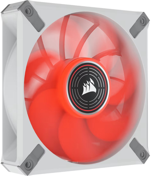 Wentylator Corsair ML120 LED ELITE Red Premium 120mm PWM Magnetic Levitation Fan White (CO-9050126-WW)