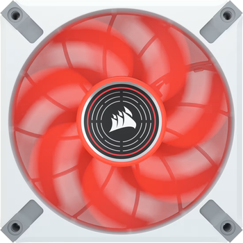 Вентилятор Corsair ML120 LED ELITE Red Premium 120mm PWM Magnetic Levitation Fan White (CO-9050126-WW)