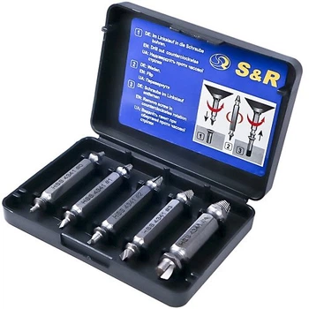 Набор экстракторов S&R Meister 5 шт (111400005)