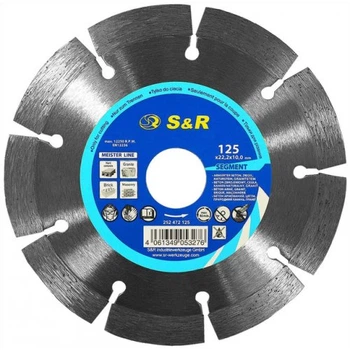 Диск алмазный S&R Meister 125x22,2 (252472125)