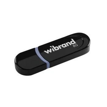 Флеш память Wibrand 8GB Panther USB 2.0 Чорна