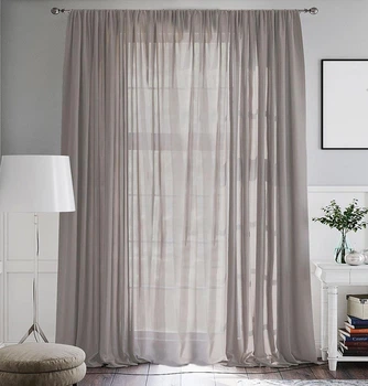 Тюль матова Pivdenne 400х270, 1 шт креп Plume мокко (20206-400)