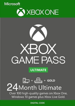 Комплект Xbox Game Pass Ultimate - 24 місяці: Game Pass Console + PC + Core + EA Play (Xbox One/Series + Windows 10/11) для всіх регіонів та країн