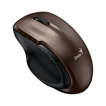 Компьютерная мышь Genius Ergo 8200S, Chocolate, USB 2.4 GHz, оптическая (сенсор BlueEye), 1200 dpi, 5 кнопок, 1xAA