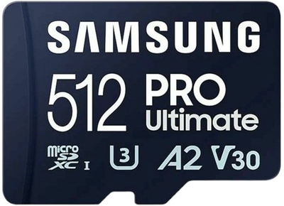 Карта памяти Samsung PRO Ultimate microSDXC 512GB + адаптер USB (8806094957242)
