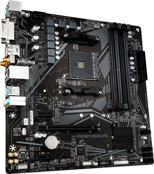 Материнская плата Gigabyte A520M DS3H AC (sAM4, AMD A520, PCI-Ex16)