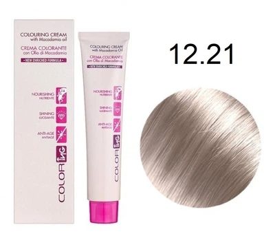 Крем-краска для волос Ing Professional Coloring Cream With Macadamia Oil 12.21 Блонд фиолетово-пепельный 60 мл