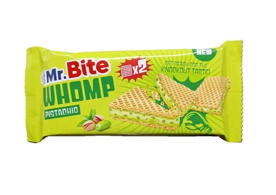 Дубайський шоколад Вафля з фісташковим кремом Mr. Bite Whomp Pistachio 40 грам