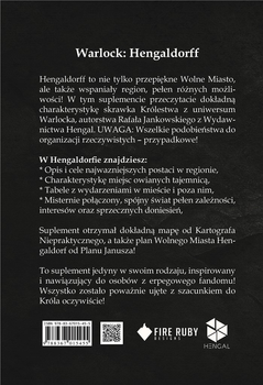  Книжкова рольова гра Hengal Warlock! Hengaldorf (версія польська) (9788367015455)