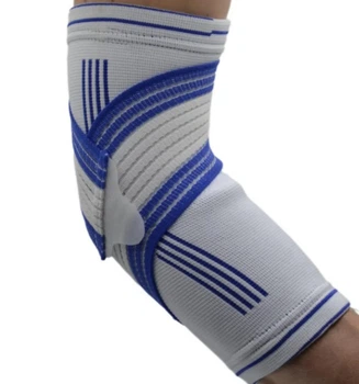 Налокотник Power System PS-6007 Elbow Support Pro White/Blue (1 шт) L/XL (PS-6007_L/XL_White-Blue)