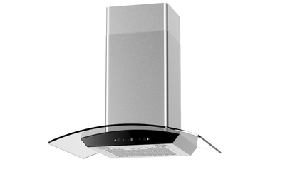Витяжка Luxor Mira 60 B Turbo 1450 LED + 6 швидкостей турбіни нержавіюча сталь