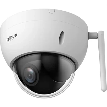 Вулична Wi-Fi камера відеоспостереження Dahua 4MP PTZ, IK10, IP66, з моторизованим зумом (DH-SD22404DB-GNY-W)