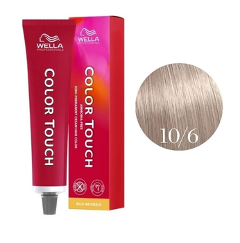 Краска для волос Wella Color Touch Restage 10/6 Очень светлый фиолетовый блондин 60 мл