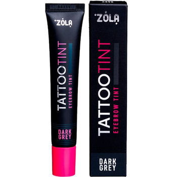 Краска для бровей и ресниц Zola Tattoo Tint Dark Grey 15 мл