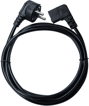 Кабель питания ArmorStandart CEE 7/7 - С13 угловой 1.8 м Black (ARM73124)