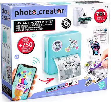 Kieszonkowa mini drukarka Creator Instant Pocket Printer błyskawiczna (3555801706172)