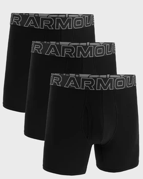 Трусы-боксерки мужские Under Armour Ua M Perf Cotton 6In MD Чорний 1383889-001