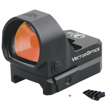 Приціл коліматорний Vector Optics Frenzy AUT 1x22x26 3MOA + Планка Picatinny для Форт 12/14
