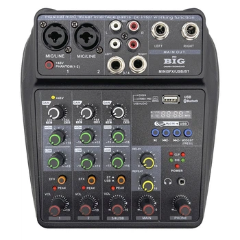 Микшерный пульт MINI5 FX/USB/BT