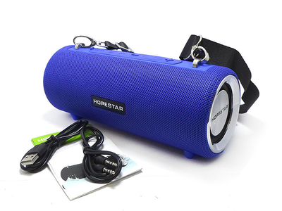 Портативна Bluetooth колонка Hopestar H39 з вологозахистом, функцією PowerBank, вбудований мікрофон, FM-радіо, micro SD 1062