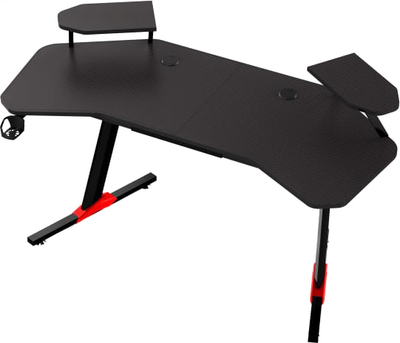 Компьютерный стол GT RACER T-1246 (160x60x73) Black