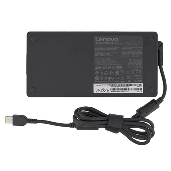 Блок живлення для ноутбука Lenovo 230W (20V, 11.5A) з USB + pin роз’ємом Square 5 Pin DC Plug, чорний ADL230NDC3A (без кабелю)