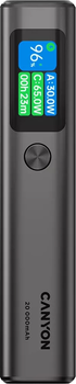 Powerbank Canyon OnPower 230 TFT 20000 mAh PD130W Dark Grey (CNE-CPB230DG)