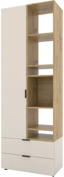 Шафа Metkas Home A001R 800x420x2300 ЛДСП Кашемір-Дуб Артізан (MA001R-KD)