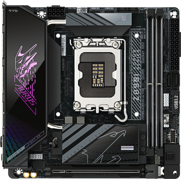 Материнская плата Gigabyte Z890I AORUS ULTRA (s1851, Intel Z890, PCI-Ex16)