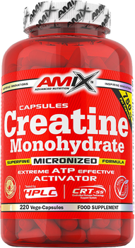 Креатин Amix Creatine Monohydrate 750 мг 220 капсул (8594159532724)
