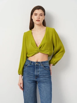 Футболка жіноча Zara 1971/945 L Зелена (01971094511040)