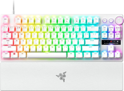 Клавіатура дротова Razer Huntsman V3 Pro TKL Analog Optical Switch Gen-2 USB White (RZ03-04981700-R3M1)