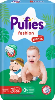 Подгузники-трусики Pufies Pants Midi 3 (6-11кг) 50 шт (3800024036293)