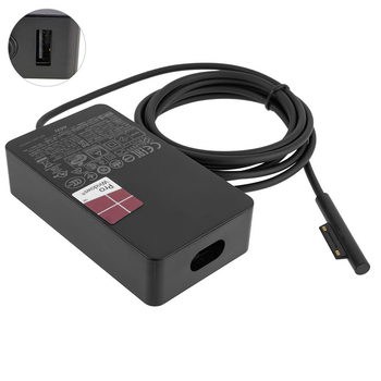 Блок живлення для ноутбука для планшета MICROSOFT 15V, 2.58A, 44W, 6pin, Black (з мережевим кабелем !) (Surface Pro 5, Pro 6, Pro 4, Pro3, Book) (2258716)
