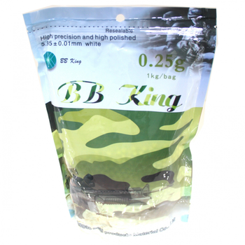 Страйкбольні кулі BBKing 0.25 г 4000шт [1kg]