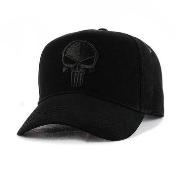 Кепка тракер c вышивкой Пунишер (PUNISHER) One-size 57-59 см Черный