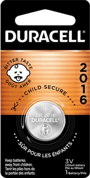Батарейка литиевая DURACELL DL2016 3V 1 штука (22)