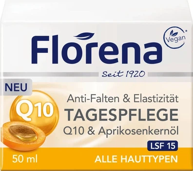 Крем Florena Дневной уход Q10 & масло абрикосового ядра 50 мл