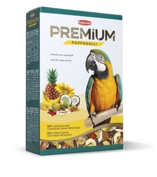 Основной корм для больших попугаев Padovan Premium pappagalli 500г (PP00728)