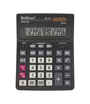Калькулятор настольный Brilliant BS-116, 16-разрядный