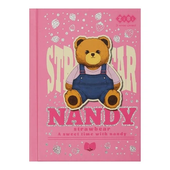 Блокнот ZiBi Bear Toy А6 в клетку 64 листа твердая обложка (ZB.12721-10)