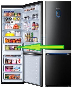 Ящик зоны свежести (фреш зоны) для холодильника Samsung RL55**, RL57**, DA97-07816A (485x425x330mm)