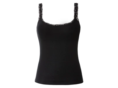 Майка натільна в рубчик для жінки Esmara LYCRA® 457278_450324_434550_ L чорний