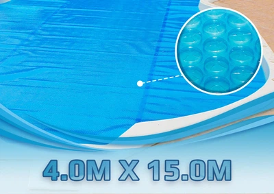 Солярна плівка для басейну CID Plastiques 500 мікрон, розмір – 4,00 м. х 15,00 м.