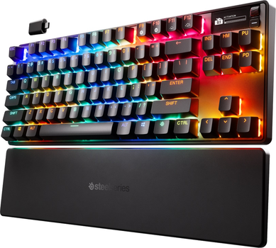 Klawiatura bezprzewodowa SteelSeries Apex Pro TKL Gen 3 OmniPoint Wireless/USB Black (5707119058865)