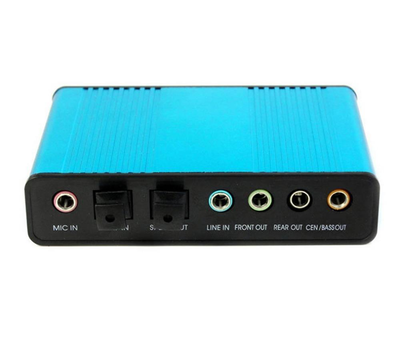 Внешняя 5.1 USB звуковая аудио карта на 6 каналов SPDIF конвертер оптический оптический цифровой в аналоговый
