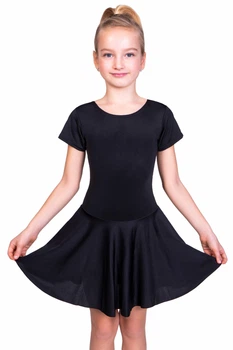 Купальник Dance&Sport N002-1 к/р бифлекс 2XL/134-140 Черный