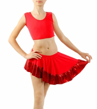 Купальник Dance&Sport N715 бифлекс 128-134/XL Красный