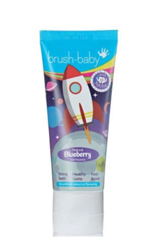Зубная паста для детей с ягодным вкусом BRUSH-BABY Blueberry 50 мл (04436)