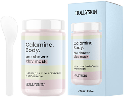 Маска для тела и лица Hollyskin Calamine. Body. с Каламином от прыщей 300 г (4823109702745)